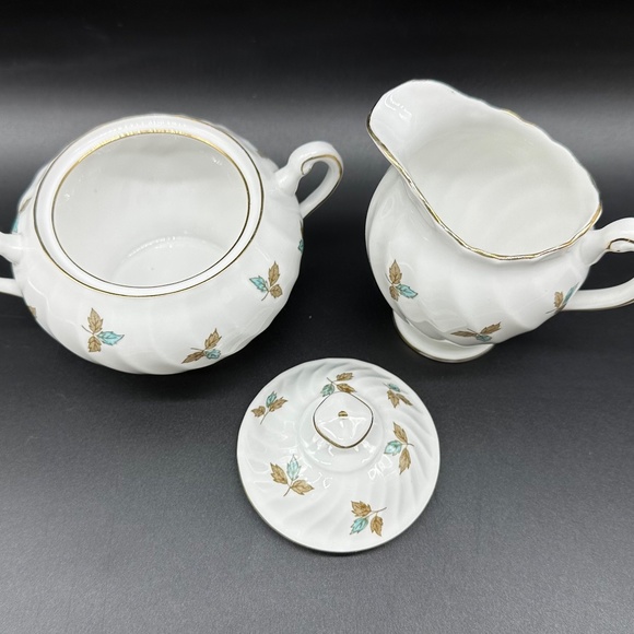 Tuscan Nanette Creamer Sugar Set Bone China England - Picture 3 of 5